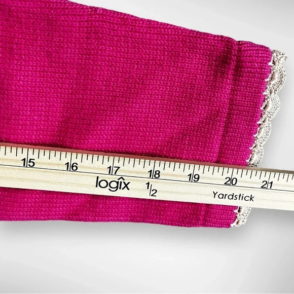 STORYBOOK KNITS Vintage Henna Floral Pink Cardigan W/ Embroidery Medium NWT - Picture 8 of 14